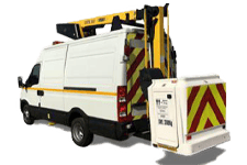 Car Hire Fort William - 12.5M Cherry Picker 3.5T - Van hire Fort william