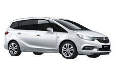 Car Hire Fort William - Vauxhall Zafira 5 + 2 - Minibus hire Fort william